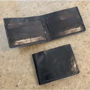 Black Classic Leather Billfold